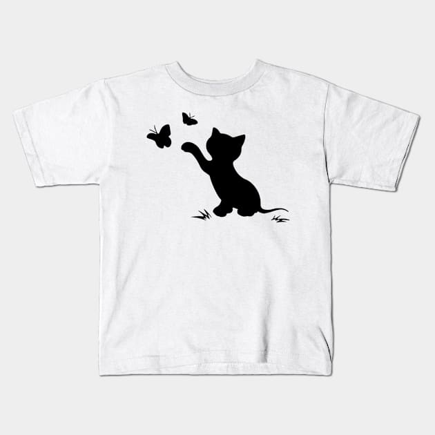 Cat professional Art Kids T-Shirt by Tshirtstory